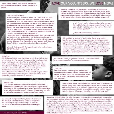 Statement-Bilder nach dem Erdbeben in Nepal