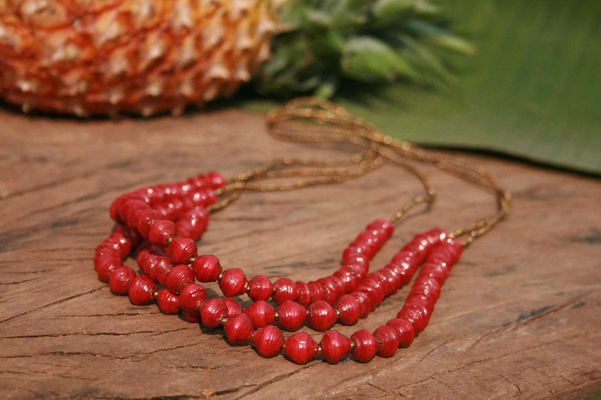 KALiARE-Kette Modell Lydia in der Farbe Aurora Rot