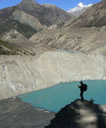 See mitten im Annapurnagebirge