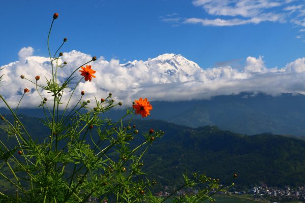 Ausblick auf die umliegenden 8000er