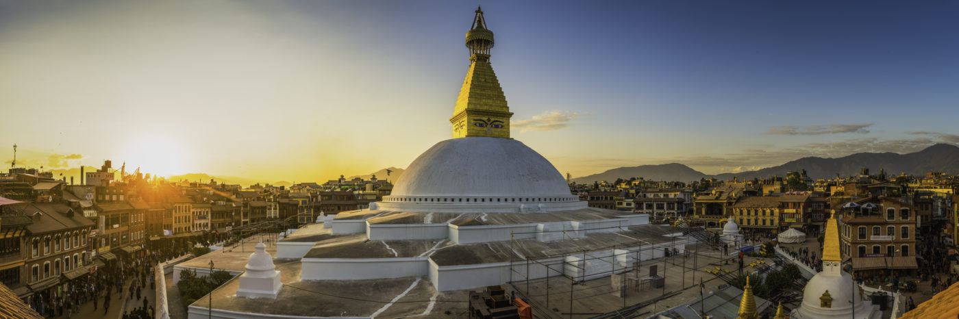 Boudha Stupa in Kathmandu, Nepal.