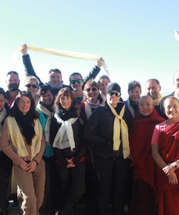 Gruppenfoto der Karmalaya Silvesterreise in Nepal