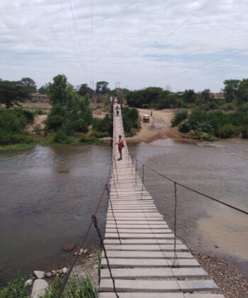 Hängebrücke in Peru